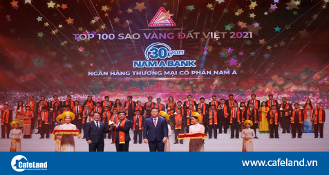 Read more about the article Nam A Bank được vinh danh tại giải thưởng Sao Vàng Đất Việt 2021