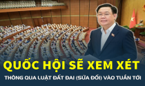 Quốc hội sẽ xem xét thông qua Luật Đất đai (sửa đổi) vào tuần tới