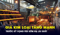 Giá kim loại, hàng hóa nguyên liệu đồng loạt tăng mạnh trước kỳ vọng Fed sớm hạ lãi suất