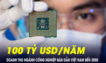Đến năm 2050, doanh thu ngành công nghiệp bán dẫn Việt Nam sẽ đạt 100 tỷ USD/năm