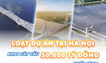 Loạt dự án tại Hà Nội hưởng lợi khi 3 cây cầu gần 50.000 tỷ đồng khởi công