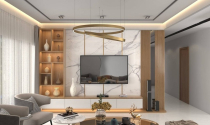 Làm đẹp phòng khách: Các loại trần nhà đẹp nâng tầm không gian sống
