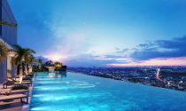Xuất hiện cặp hồ bơi vô cực trên tầng 40 dự án The Gió Riverside