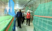 Bộ trưởng Xây dựng kiểm tra ga ngầm tuyến metro Nhổn – ga Hà Nội, yêu cầu đẩy nhanh tiến độ