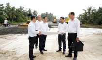 Vĩnh Long thúc tiến độ dự án đường từ cảng Giao Long đến Khu công nghiệp Phú Thuận