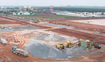 Thi công sân bay Long Thành, còn thiếu 760.000m3 đá xây dựng