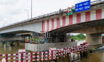 Cầu 9.000 tấn ở TP.HCM vừa cao thêm 1,25 m