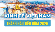 Kinh tế Việt Nam tháng đầu tiên năm 2026 qua những con số