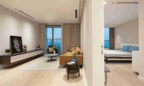 Hệ vách chữ L: Nhát cắt kiến trúc làm mới căn hộ 110m2 tại Hà Nội