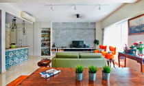 Căn hộ ấm áp nhờ nội thất nhiều sắc màu