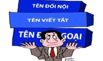 Rắc rối như… đặt tên doanh nghiệp