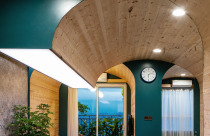 Bên trong căn hộ có nhiều mái vòm tại Tân Phú