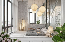 Những mẫu thiết kế phòng ngủ đẹp cho mùa hè mát mẻ