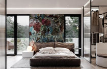 Thiết kế phòng ngủ đầy phong cách nhờ sự sáng tạo nghệ thuật