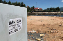 San lấp đầm để bán đất nền ở ven đầm Thủy Triều