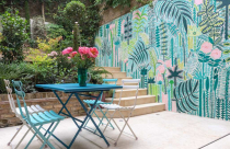 Ý tưởng trang trí đầy màu sắc làm mới không gian ngoài trời