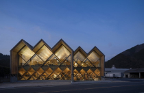 Văn phòng gỗ ép chéo đẹp mắt tại Nhật Bản