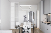 Ấn tượng căn hộ có diện tích chưa đến 46m2