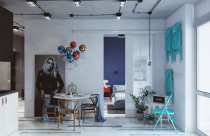 Căn hộ 56m2 đầy sự cá tính, mạnh mẽ