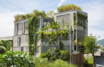 Văn phòng 4 tầng đậm chất thôn quê tại Đà Nẵng