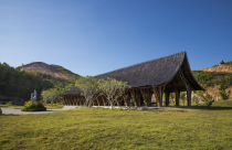 Công trình bằng tre độc đáo tại công viên nghĩa trang sinh thái ở Huế