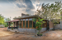 Nhà đẹp với gạch đất sét