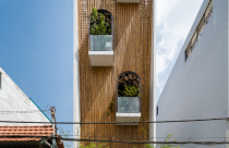 Nhà ống 4 tầng lơ lửng như tổ chim tại Quận Bình Thạnh