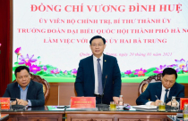 Bí thư Hà Nội: Nghiên cứu tổ chức phố đi bộ khu vực hồ Thiền Quang