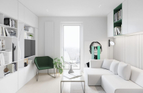 Ngôi nhà 28m2 với phong cách nột thất đẹp mắt