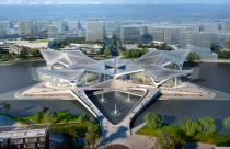 Đã mắt với trung tâm văn hóa hình chim bay ở Trung Quốc