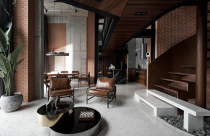 Phong cách mỹ thuật công nghiệp – Penthouse tại Ecopark (Việt Nam) được ca ngợi.