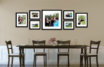 Ý tưởng trang trí tường nhà bằng khung ảnh