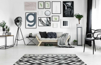 Sáu bí quyết trang trí phòng khách hình chữ nhật