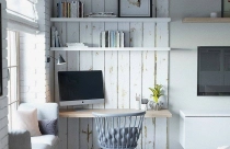 Những mẫu văn phòng nhỏ tại nhà mộc mạc, đơn giản cho mùa thu đông năm 2021