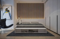Những ý tưởng thiết kế tường bằng gỗ cho phòng ngủ thêm hấp dẫn