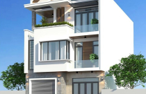 9 mẫu nhà ống 3 tầng hiện đại có gara ô tô tiện lợi