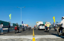 TP.HCM: Cầu hơn 500 tỉ đồng nối Bình Tân và Tân Phú thông xe nhánh đầu tiên