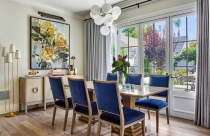 Những mẫu phòng ăn ấn tượng trang trí với nghệ thuật treo tường