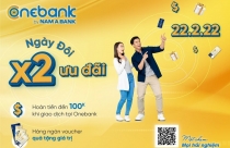 Từ 22/2, nhiều ưu đãi hấp dẫn khi giao dịch tại OneBank