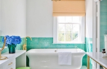 6 ý tưởng thiết kế rèm phòng tắm tạo cảm giác như spa