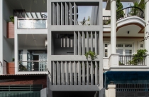 Nhà 3 tầng có cấu trúc trần mái vòm tại Thủ Đức