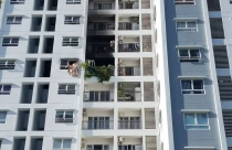 TP.HCM: Cháy chung cư khiến hai mẹ con tử vong