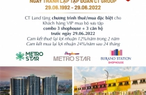 CT Group tung loạt ưu đãi “khủng” tri ân khách hàng dịp kỷ niệm 30 năm thành lập