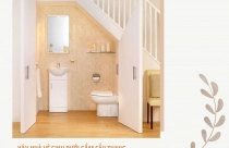 Xây nhà vệ sinh dưới gầm cầu thang, có nên?