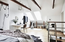 Gợi ý 15 mẫu thiết kế phòng ngủ trên gác mái đẹp, độc đáo
