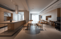 Thiết kế mở độc đáo cho căn hộ 128m2 tại Tây Hồ