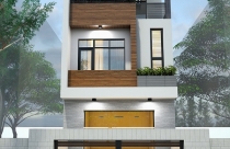 Mẫu gạch ốp mặt tiền nhà ống đẹp, sang trọng được ưa chuộng năm 2022