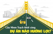Cầu Nhơn Trạch khởi công, dự án nào hưởng lợi?