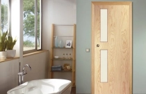 Mẫu cửa gỗ nhà vệ sinh đẹp