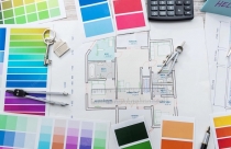 Cách xem màu sắc, vật liệu trang trí nội thất theo phong thủy